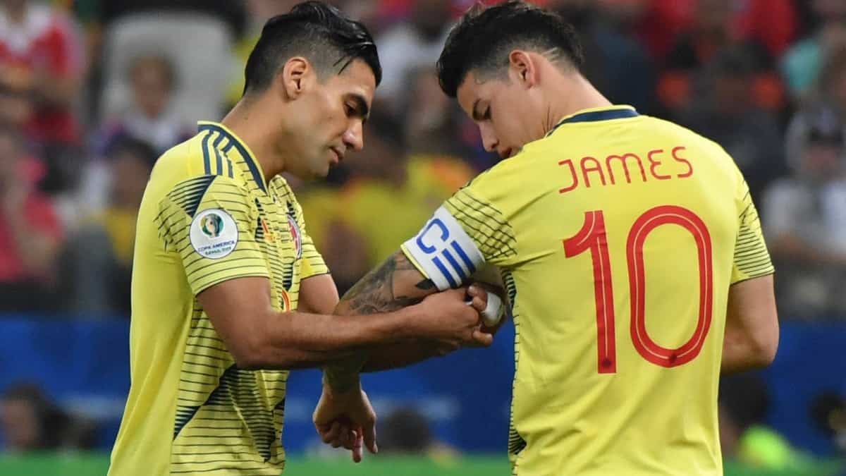 Falcao García y James Rodríguez
