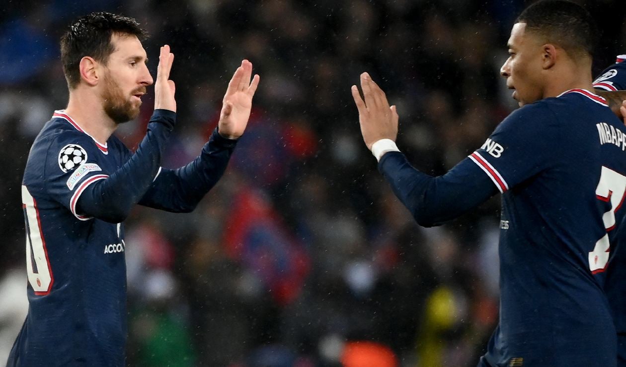 Messi y Mbappé en PSG