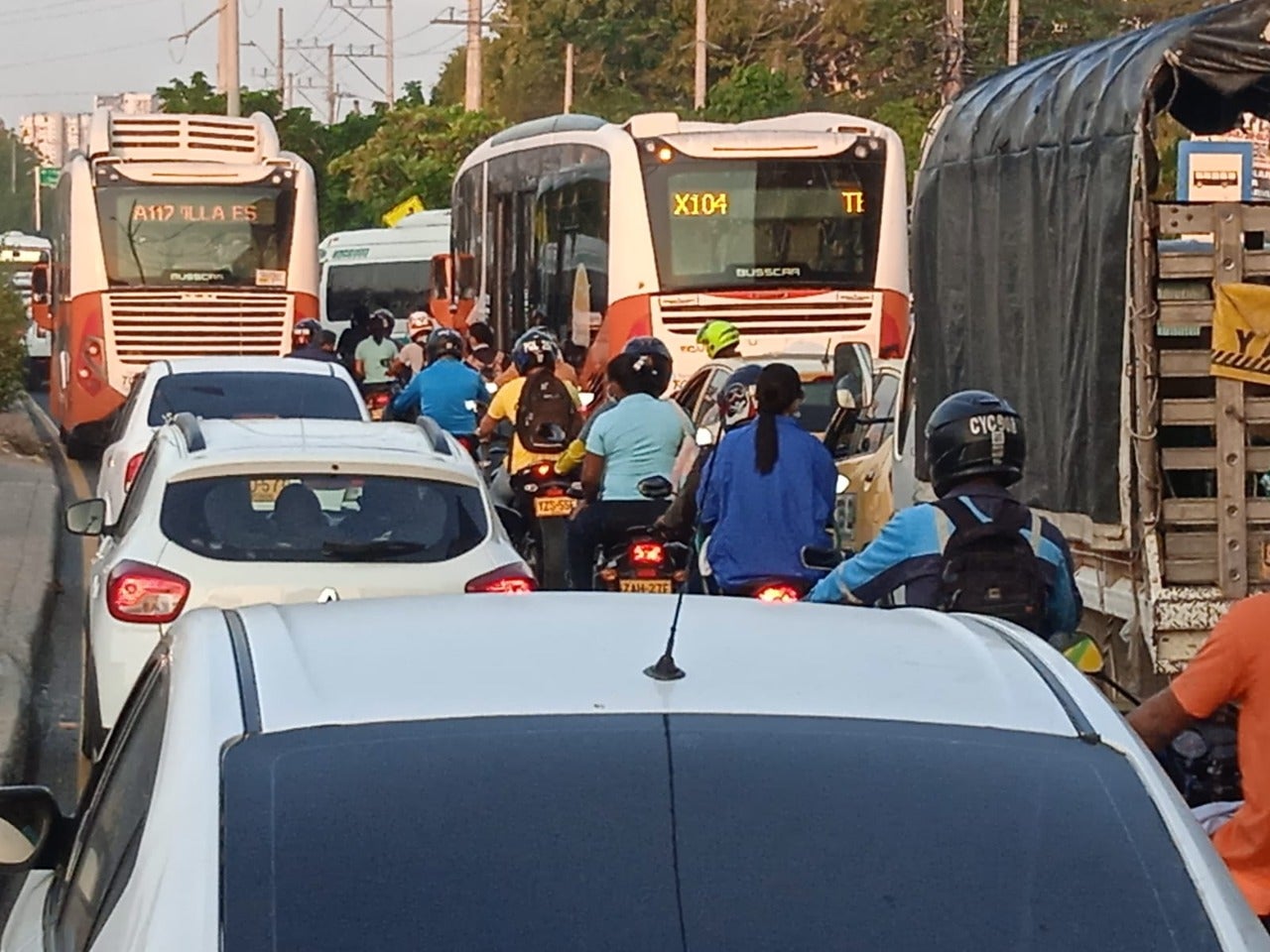 Retrasos en la operación de Transcaribe