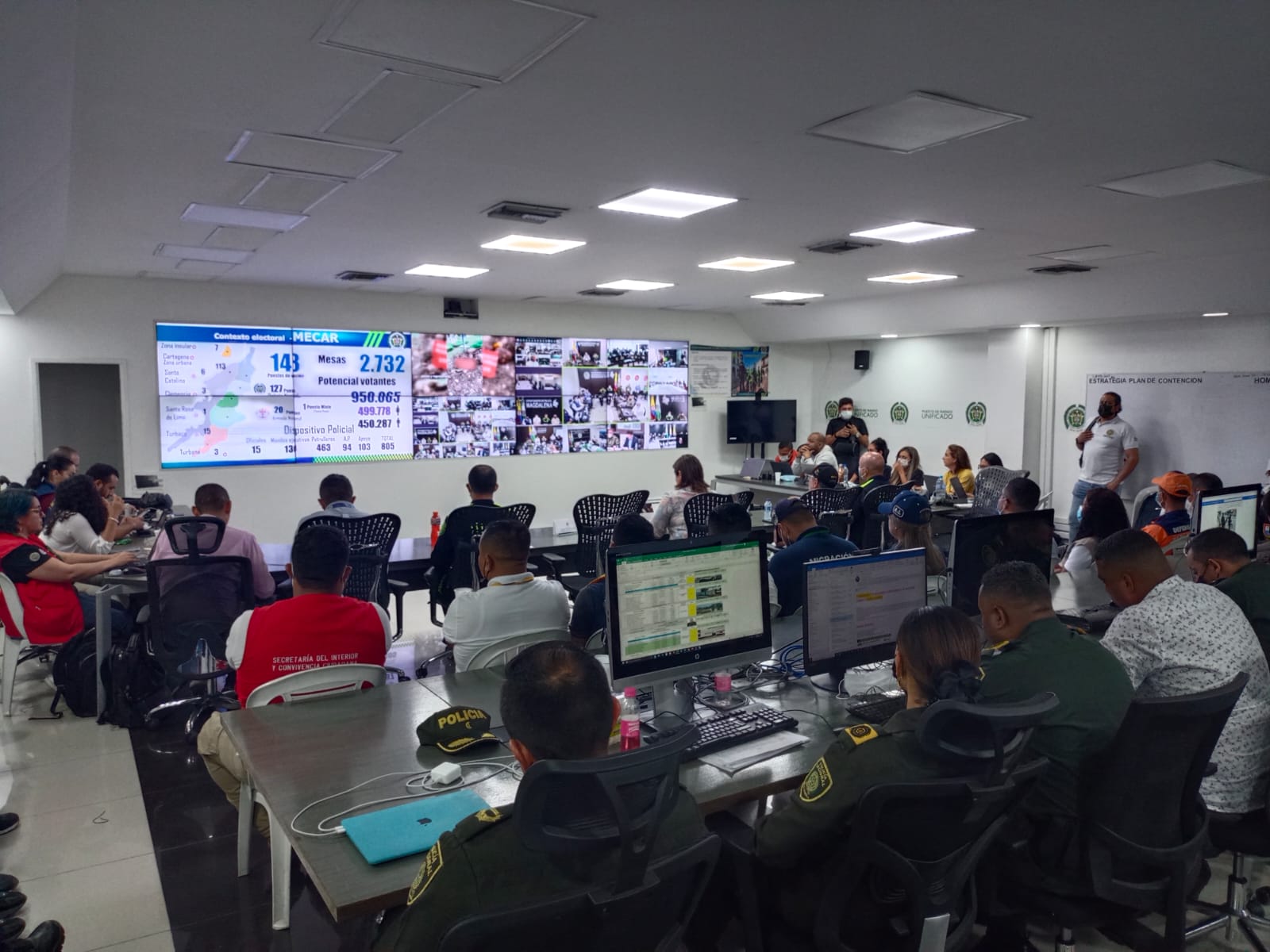 Según la Policía de Bolívar, todo transcurrió en total normalidad