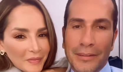 Carmen Villalobos y Gregorio Pernía