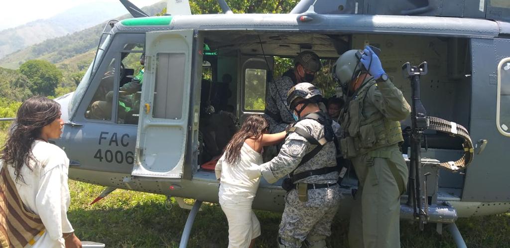 Las madres de los menores también fueron evacuadas