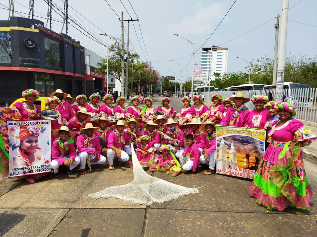 Desde Bolívar viajaron 15 grupos Carnavales de Barranquilla 2022