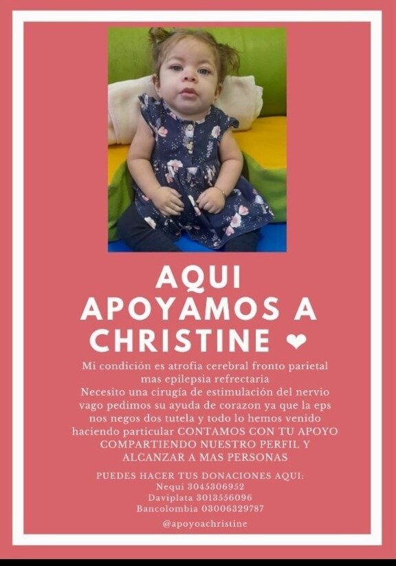 Menor de edad millonaria cirugía.