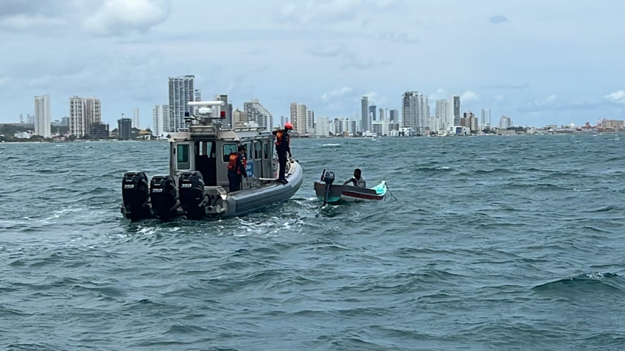 Pescador rescatado luego de ser víctima de robo en La Boquilla