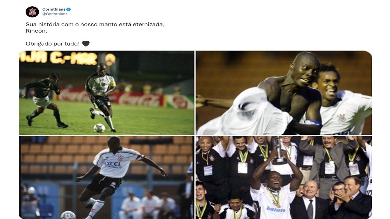 Corinthians despide a Freddy Rincón