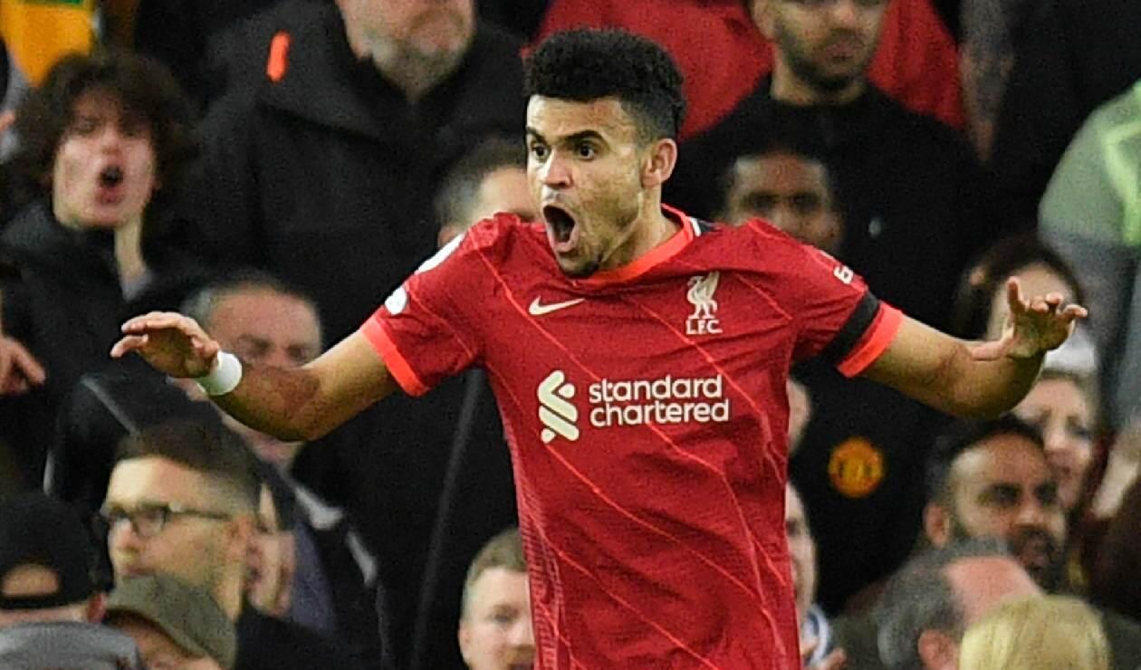 LUIS DIAZ CELEBRANDO GOL