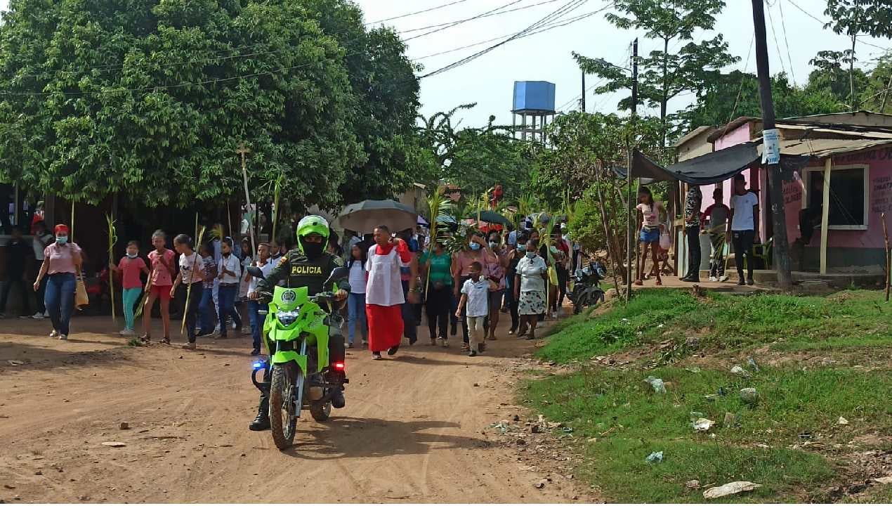 La Policía brinda acompañamiento en actividades de Semana santa