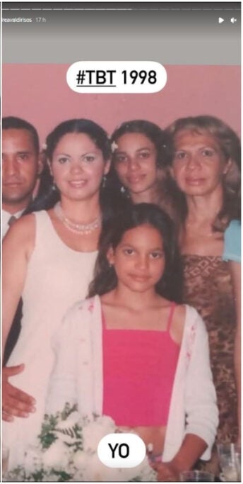 Andrea Valdiri de niña