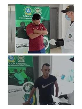 Capturados "El Cartagena y El Buio" presuntos integrantes del Clan del Golfo en Sucre