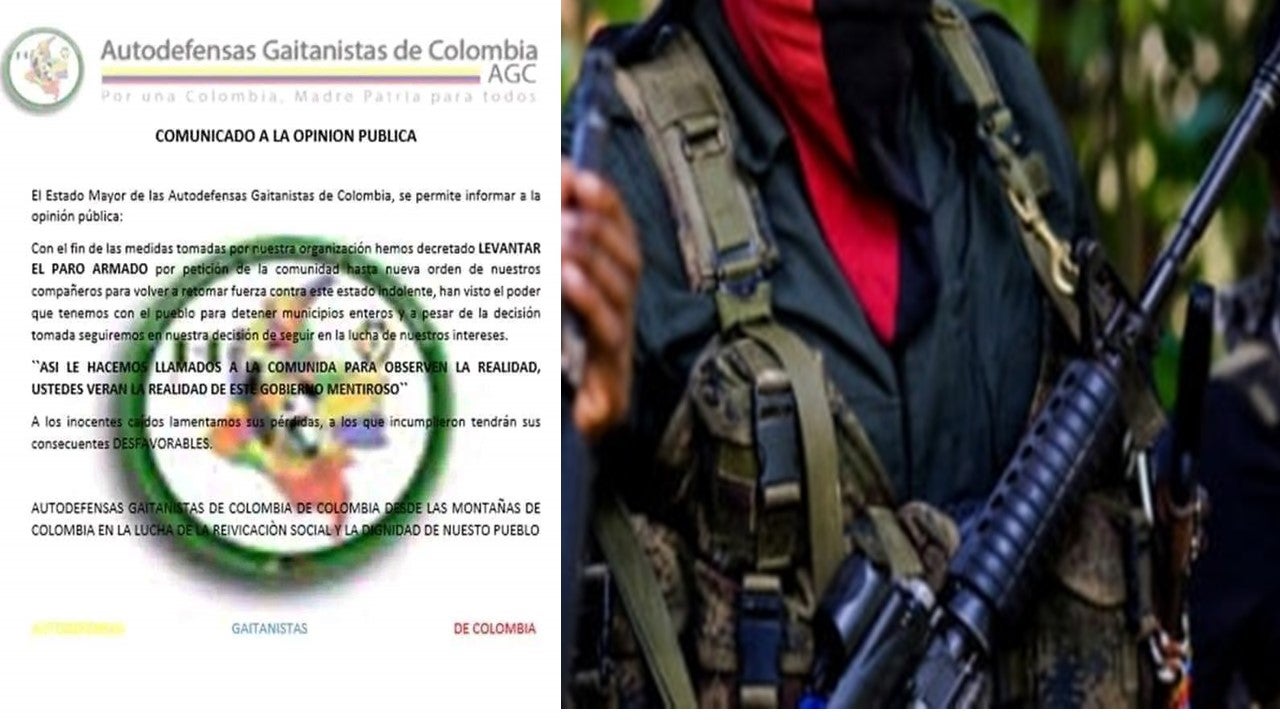 En un supuesto comunicado se levanta paro armado