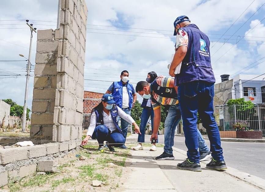 Vienen trabajando con Planeación, Gobierno y la Inspección de Policía