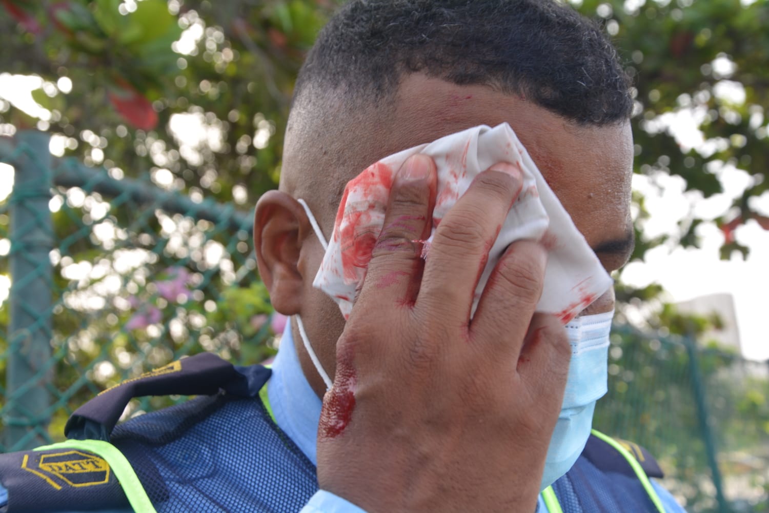 Agente de tránsito fue atropellado