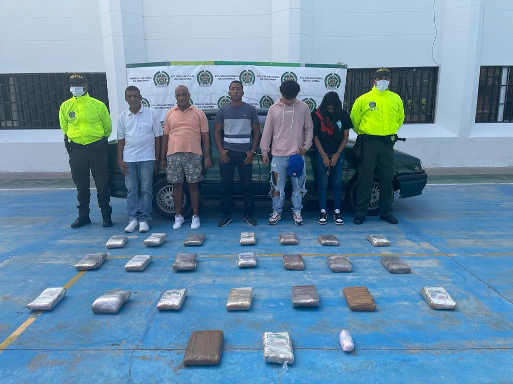 El estupefaciente estaba oculto en un vehículo