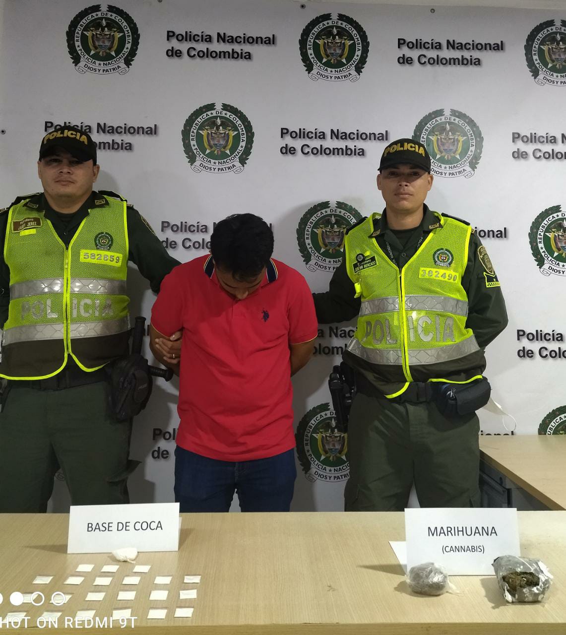 Estudiante capturado con droga