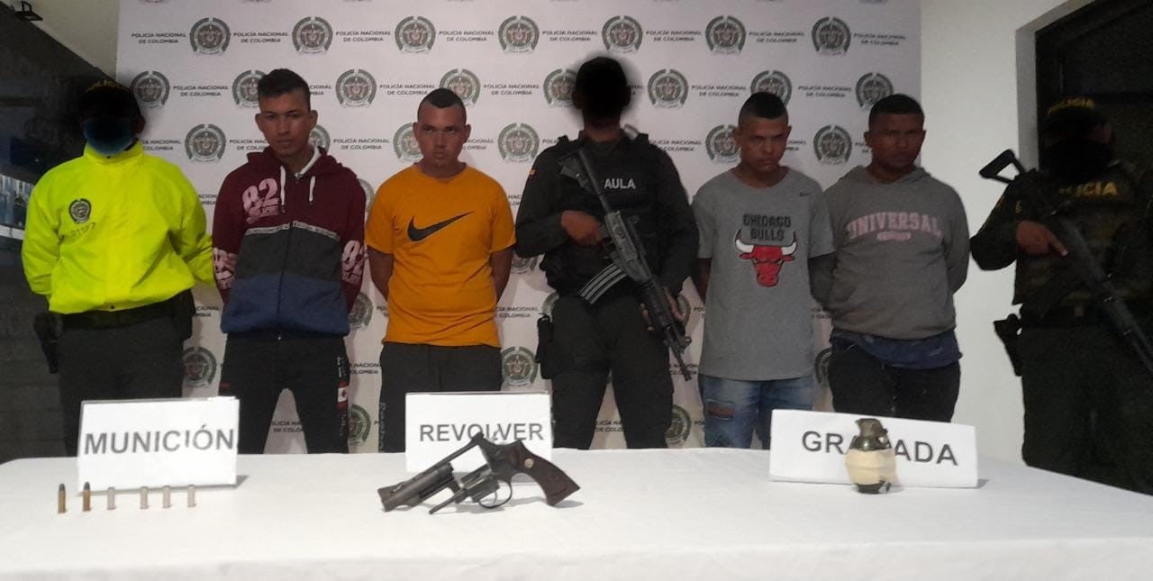 Capturados cuatro presuntos integrantes del Clan del Golfo en Sincelejo