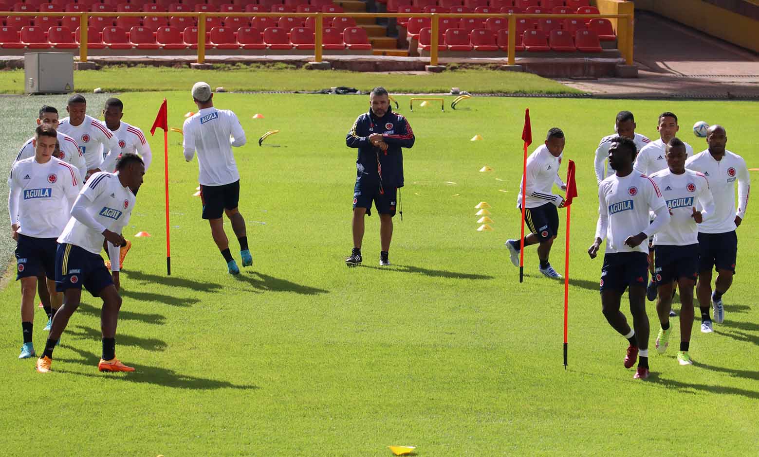 Selección Colombia entrenamiento