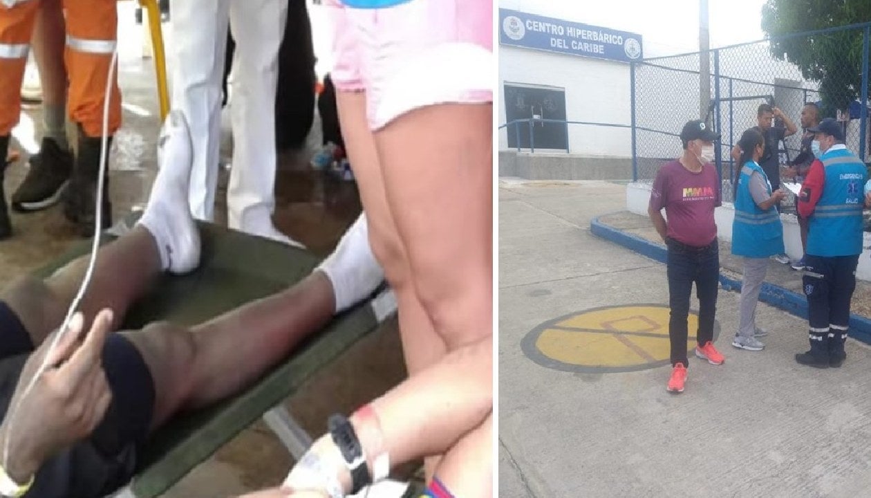 El participación con registro1525 sufrió complicaciones de salud