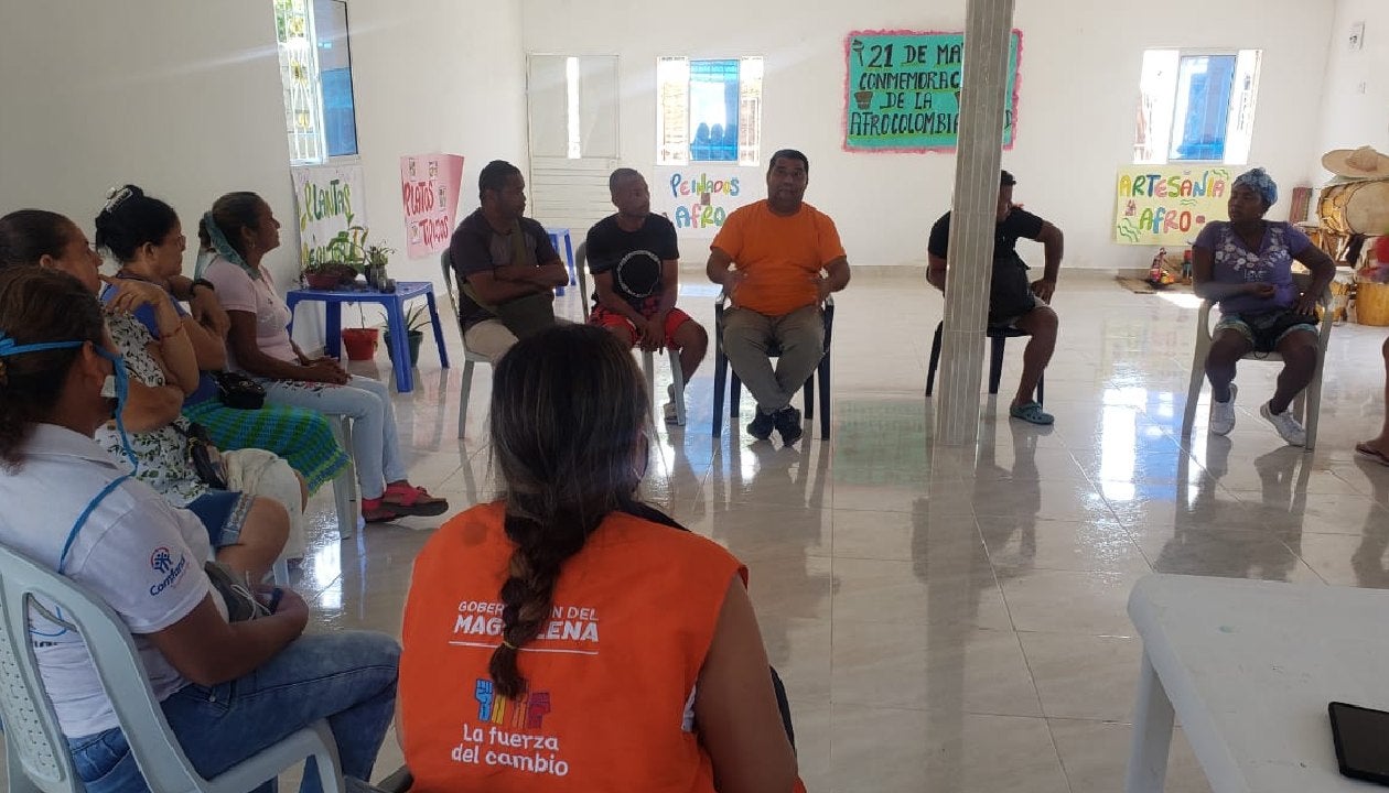 La reunión tuvo lugar en el Corregimiento La Gran Vía, en Zona Bananera