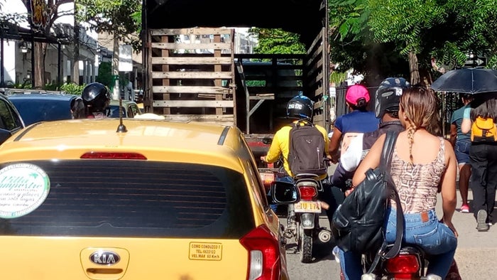 Viernes sin moto en la Heroica