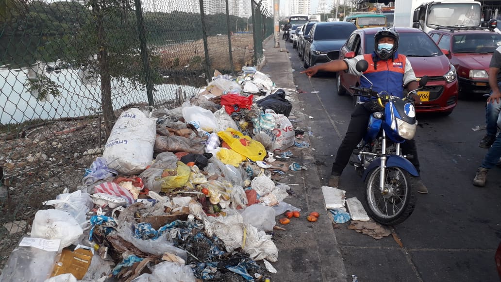 Basuras en Cartagena