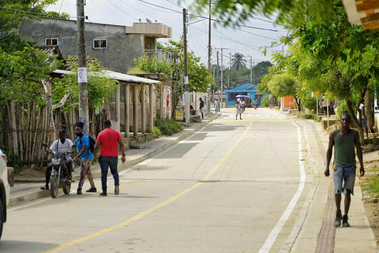 Calles pavimentadas de Palenque