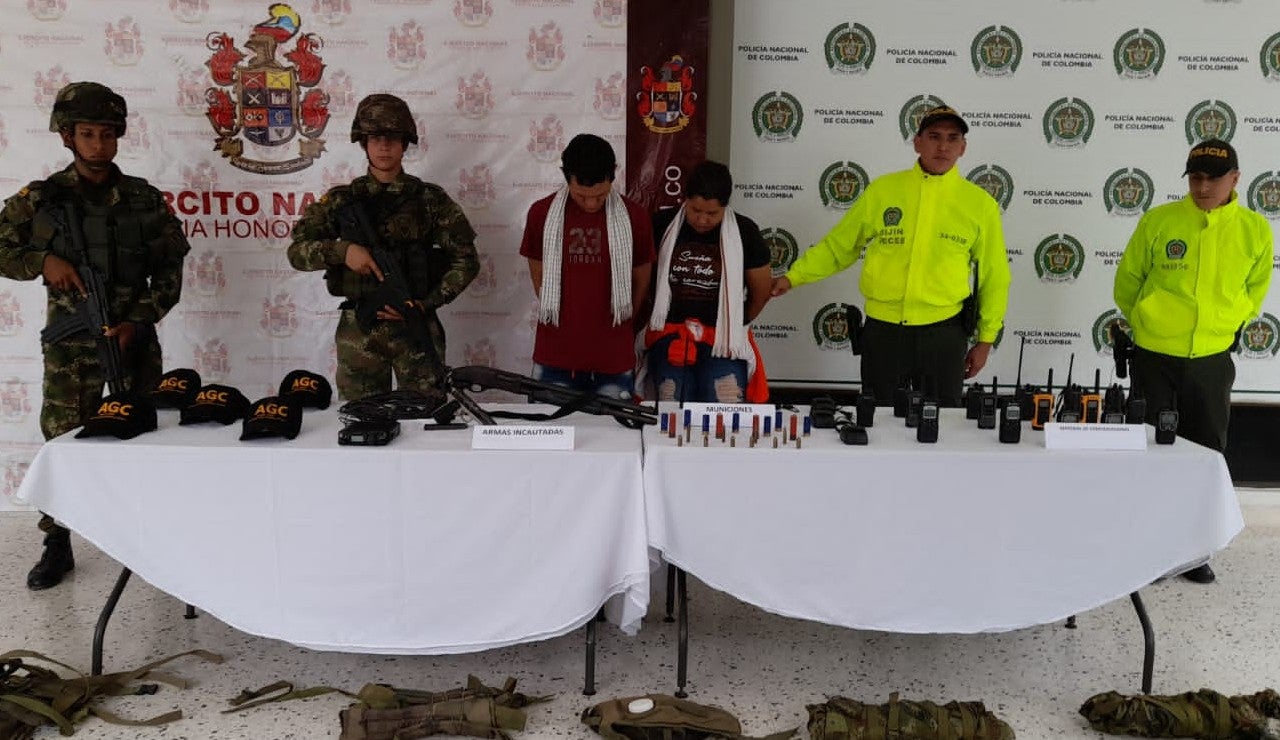 Jorge Luis Arrieta, conocido con el alias ‘Piraña’ y María Silvana Palacios García, alias ‘La Enfermera’.