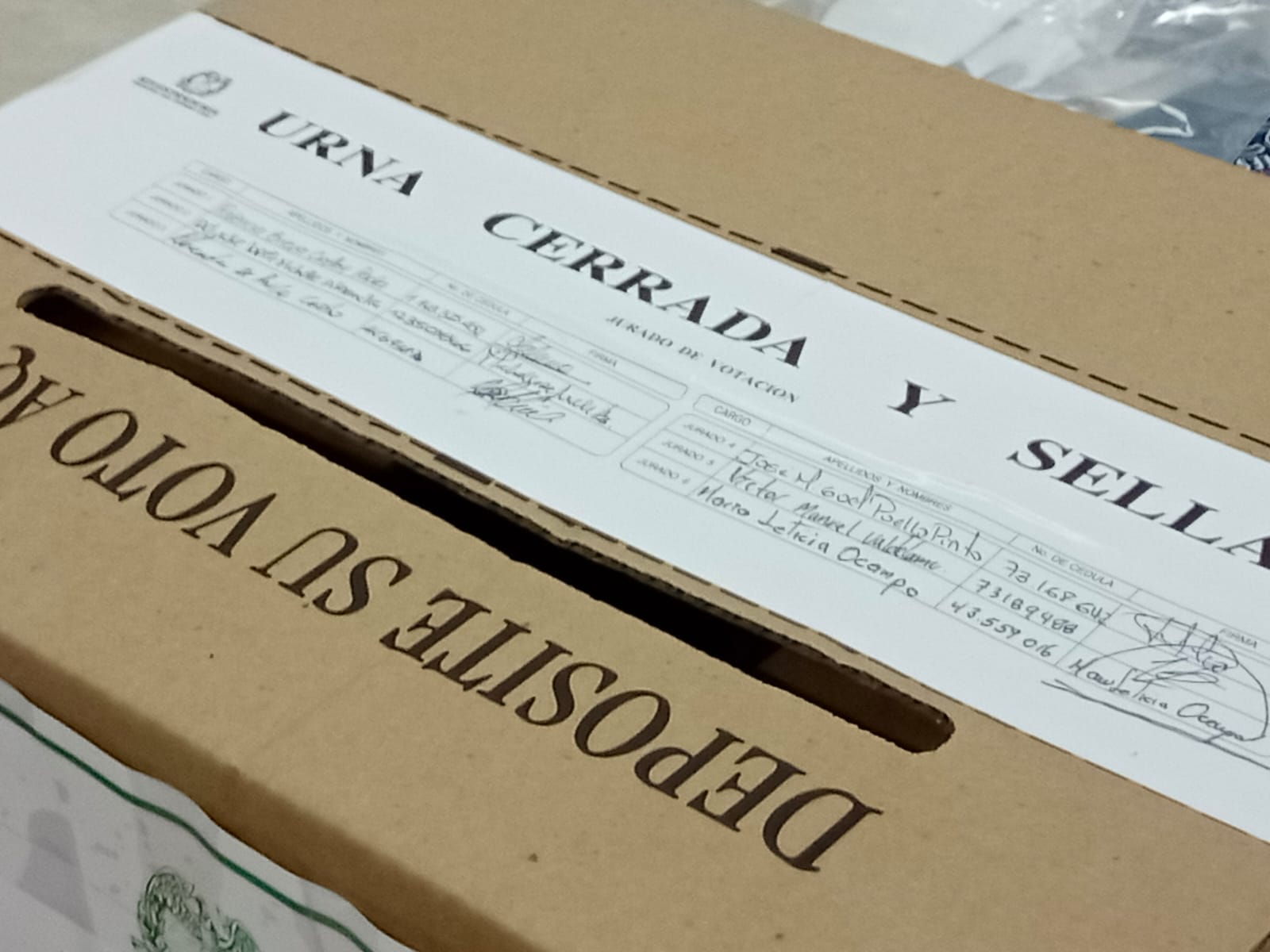 Votaciones en Cartagena