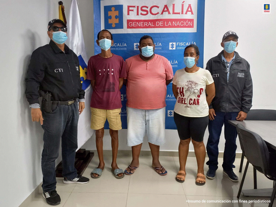 Fueron capturados el 28 de junio en el barrio La María