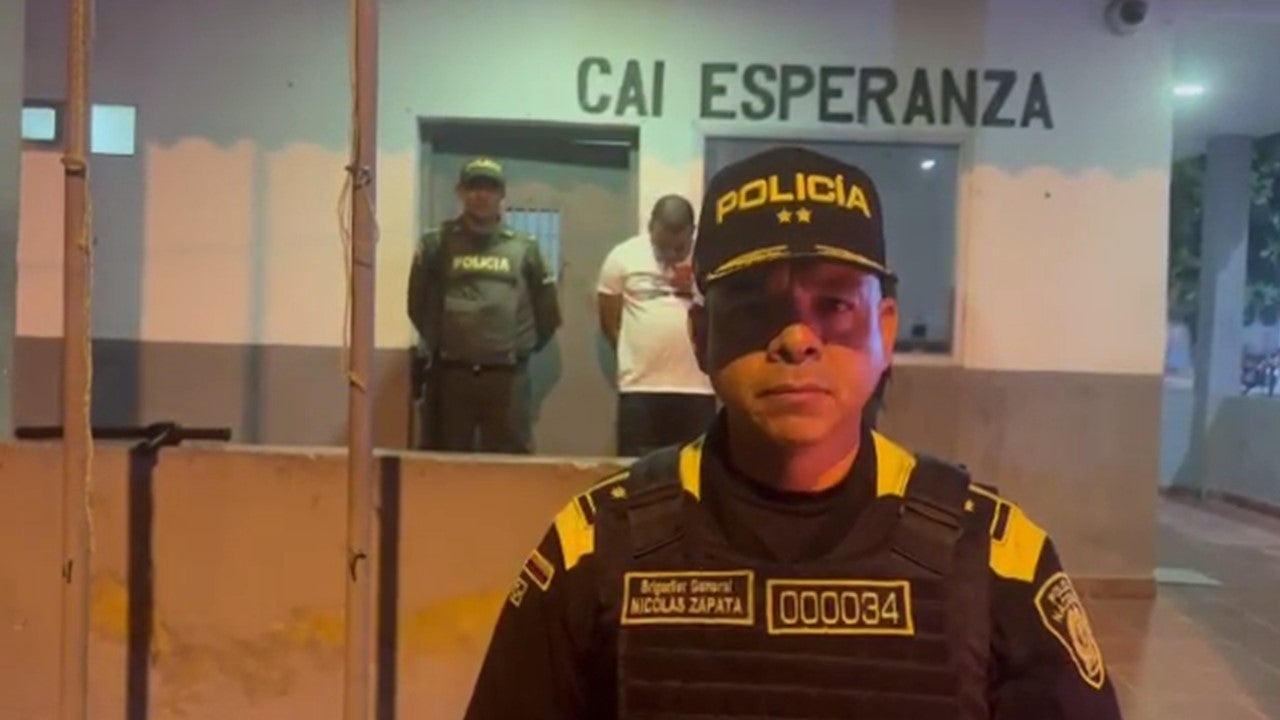 El comandante de la Policía fue el encargado en dar la noticia