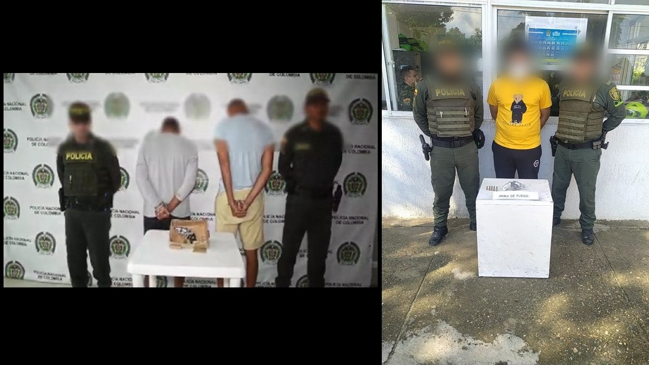 Capturados en hechos aislados