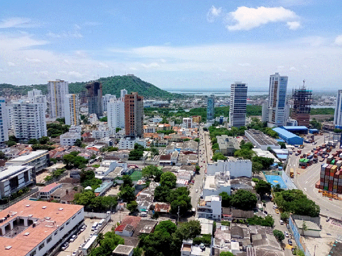 Panorámica de Cartagena de Indias