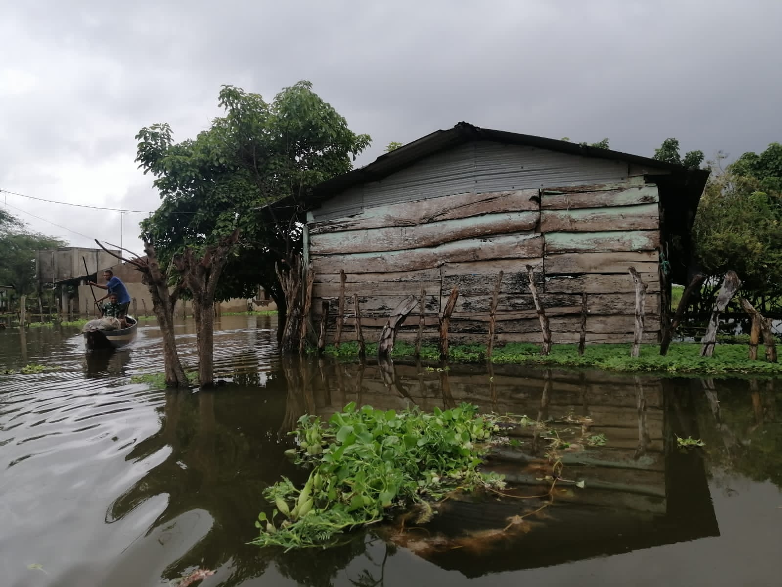 Afectaciones por creciente del Canal del Dique en Calamar