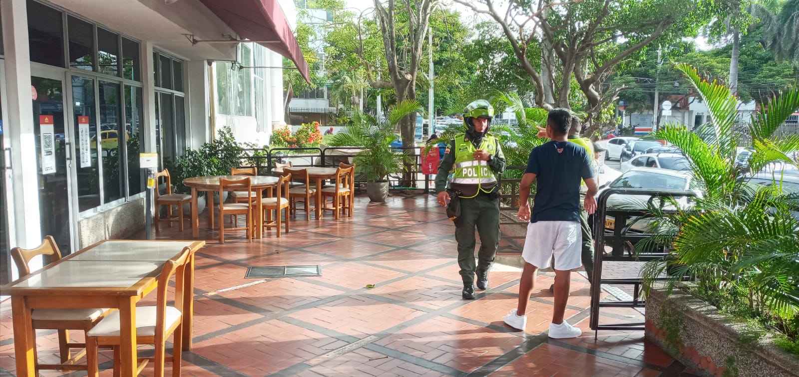 El robo ocurrió en el interior de un restaurante al norte de Barranquilla.