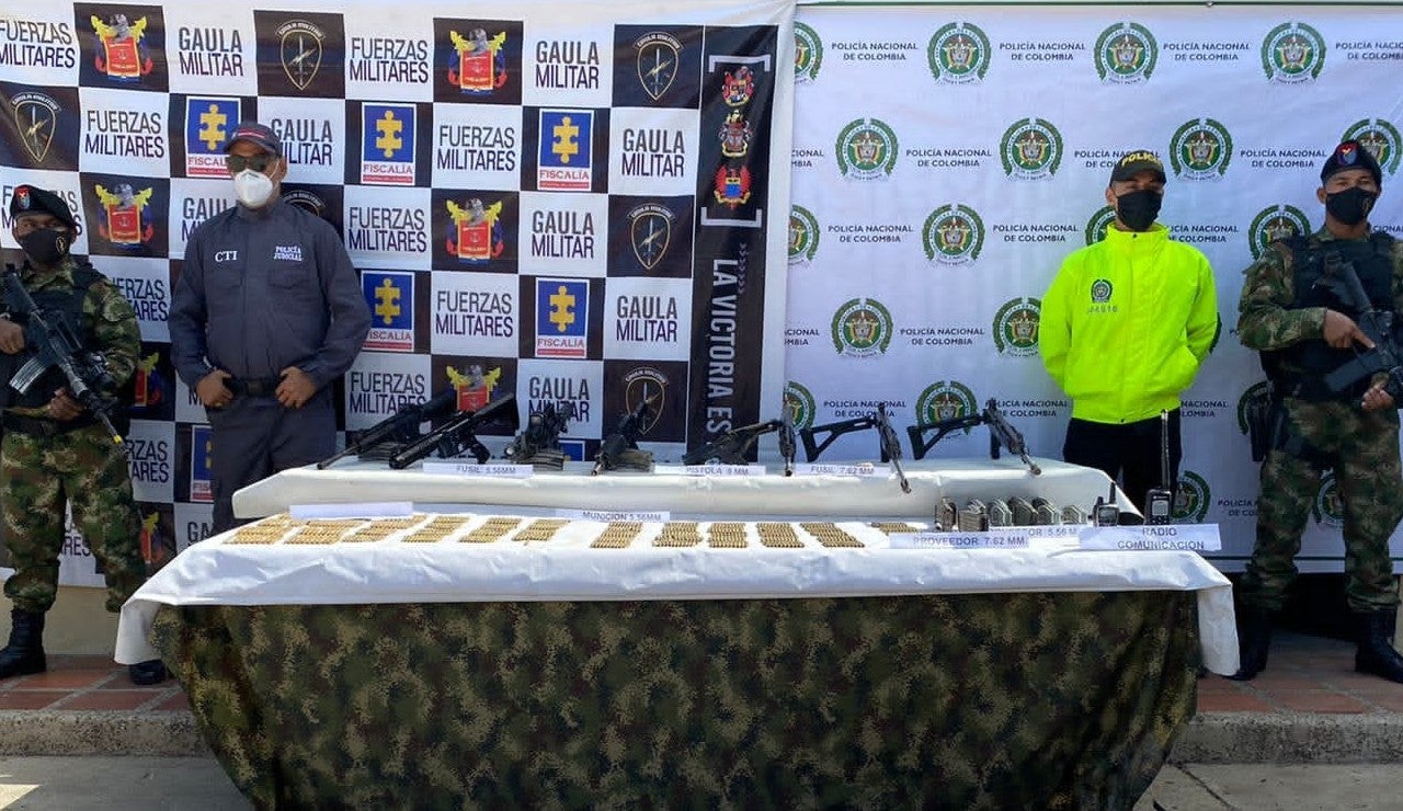 Mediante información suministrada por la comunidad, se logró conocer el lugar donde se encontraban estos depósitos.