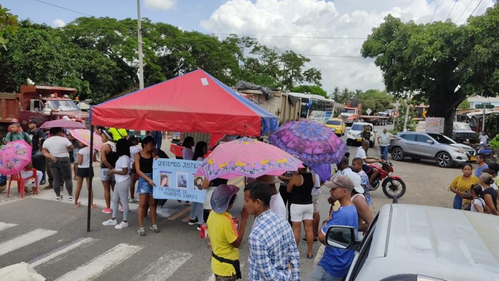 Habitantes de Clemencia exigen justicia por el feminicidio de Yusneidis Suárez