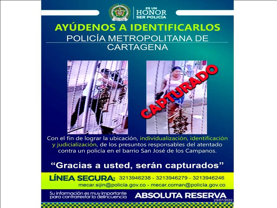 Uno de los capturados estaría implicado en el ataque con arma de fuego a un policía