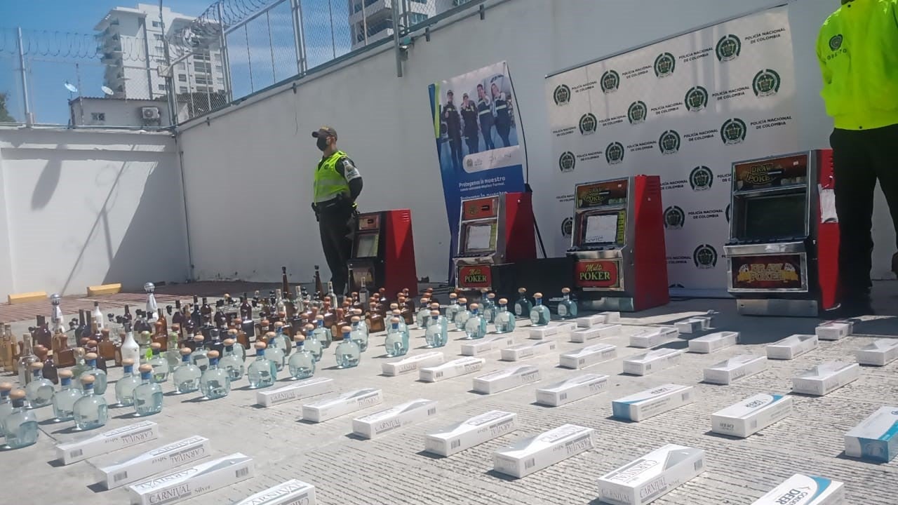 Las incautaciones se dieron en los barrios Olaya Herrera, Boston, El Líbano, 20 de Julio y San Fernando.