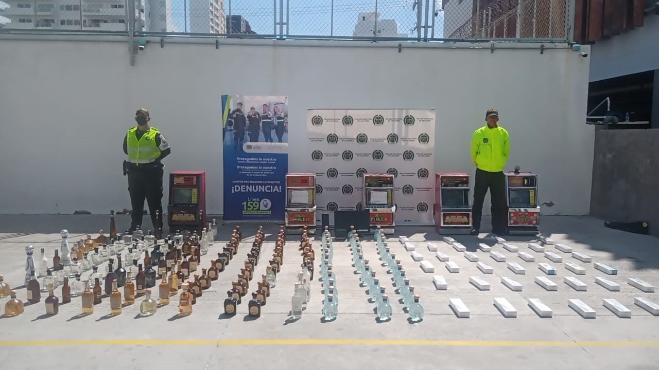 Las incautaciones se dieron en los barrios Olaya Herrera, Boston, El Líbano, 20 de Julio y San Fernando.