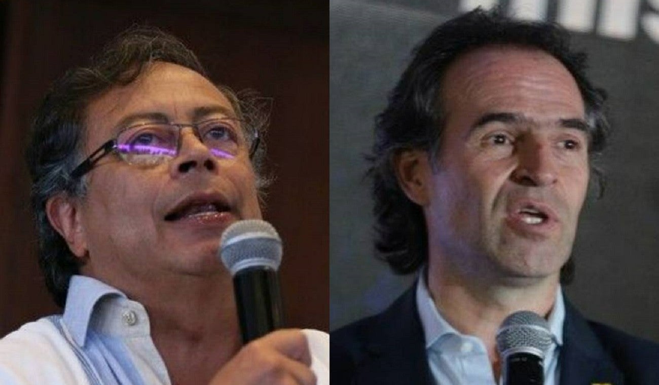 Gustavo Petro y Fico Gutiérrez