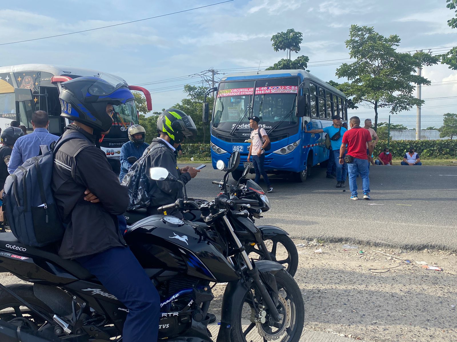 Bloqueos en Barranquilla.