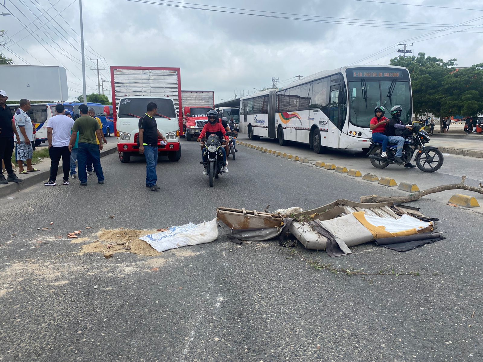 Bloqueos en Barranquilla