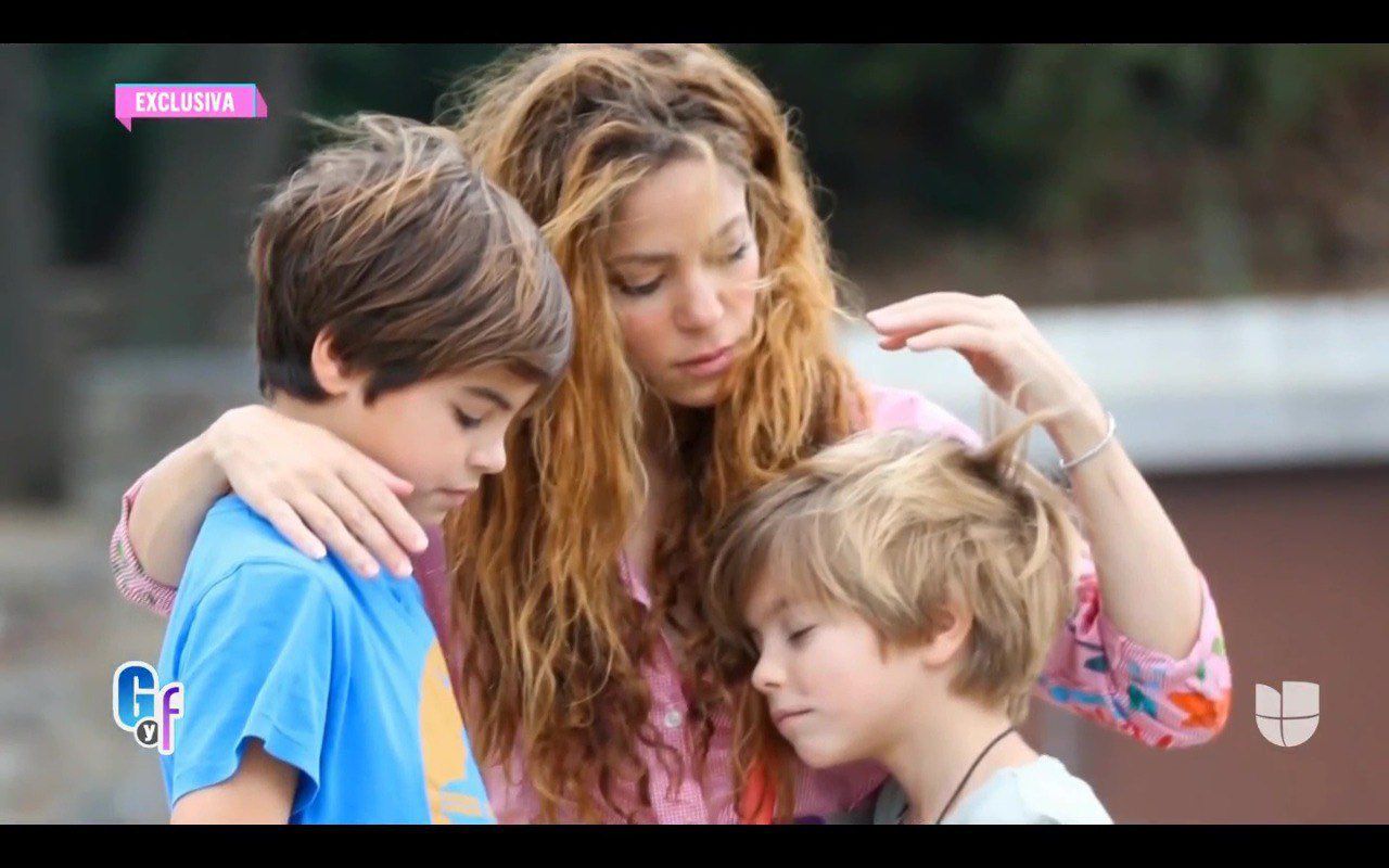 Shakira y sus hijos