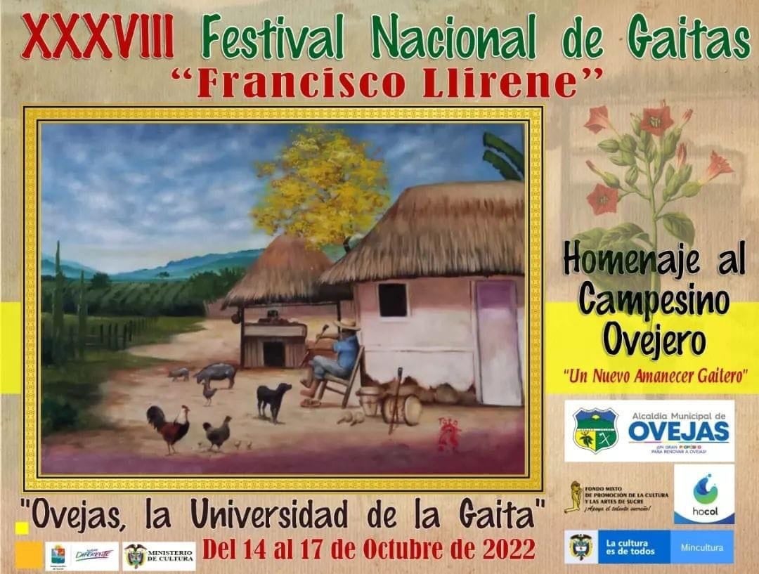 Afiche oficial del Festival de Ovejas
