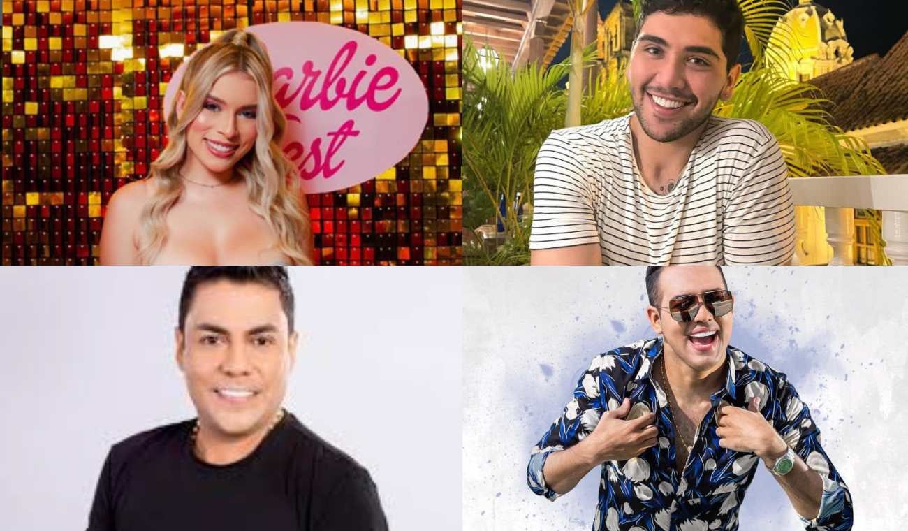 Barbie, Arana, Churo y Diego Daza