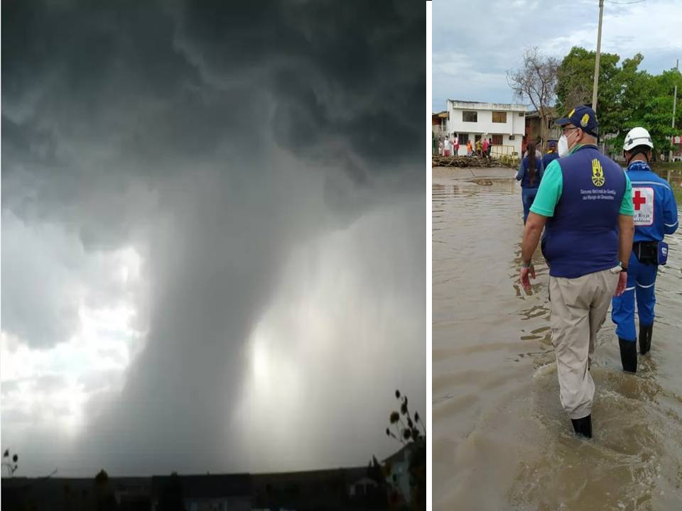 Se estima que pasada la 1 de la tarde el coletazo del fenómeno llegue a Cartagena