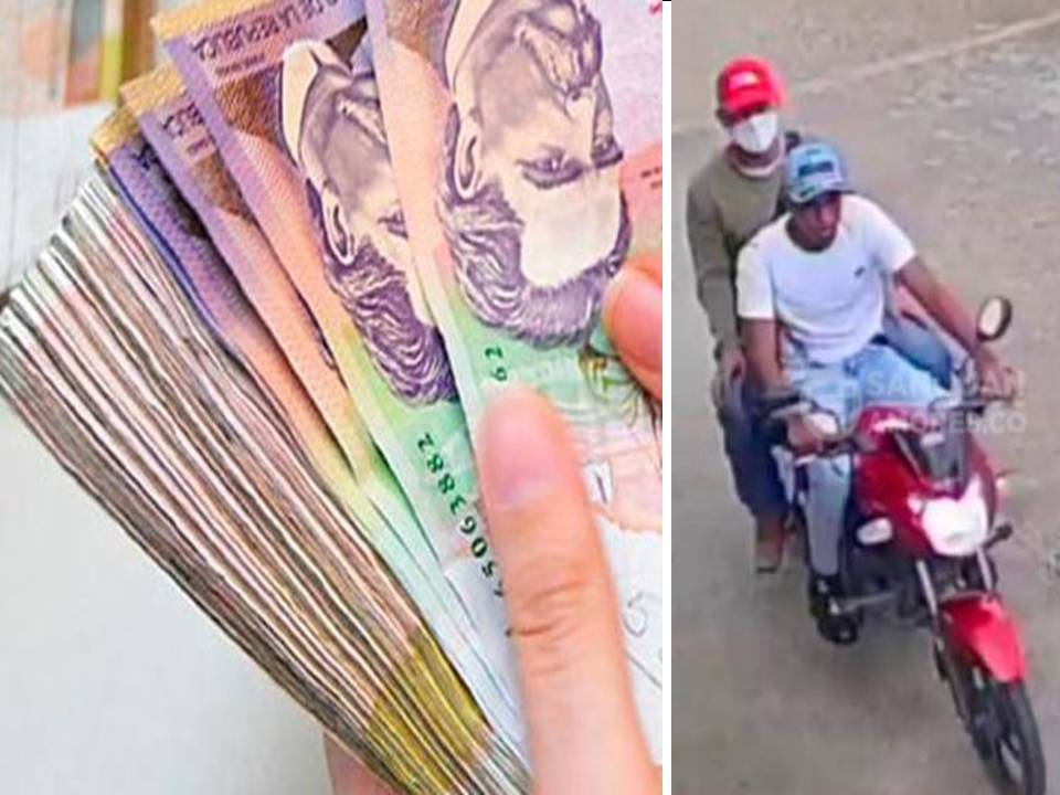 El par de bandidos quedaron grabados en cámaras de seguridad