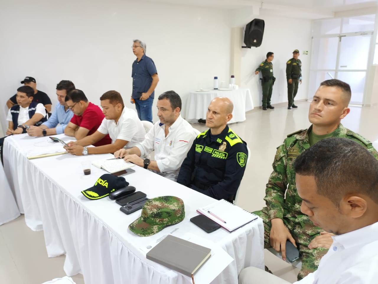 Consejo de Seguridad de autoridades en el Atlántico.