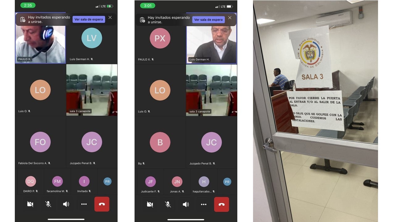 Audiencia alias 'Jhoncito'