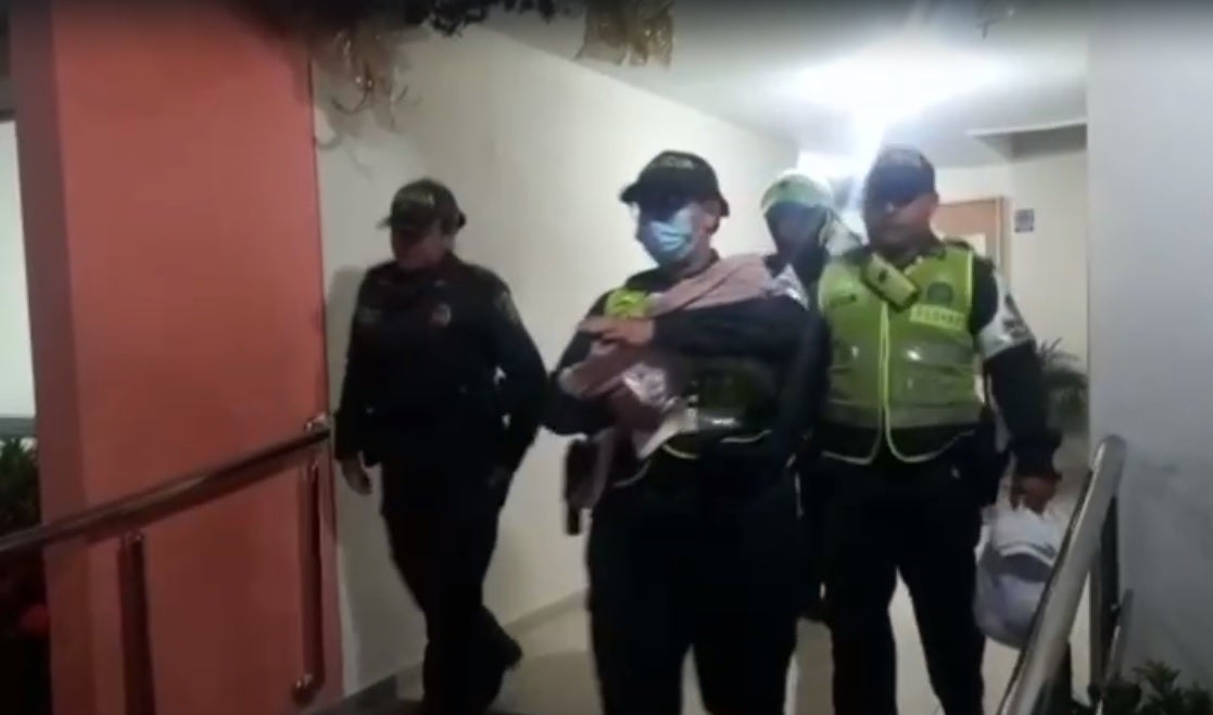 Bebé abandonado al norte de Barranquilla.